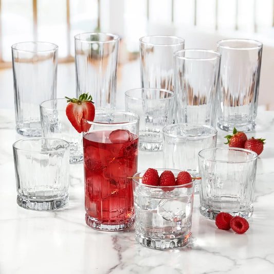 12-Pc Drinking Glass Set