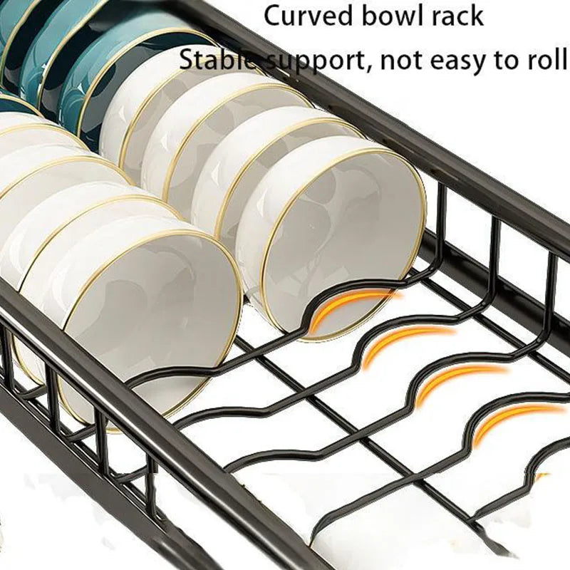 1pc Countertop Kitchen Organizer/Drying Rack