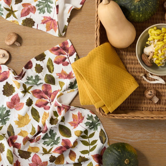 3-Pk Autumn Harvest Kitchen Towels