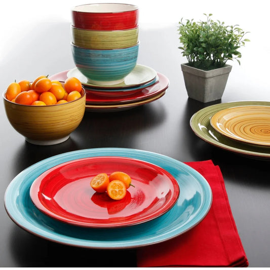12-Pc Festival Dinnerware Set