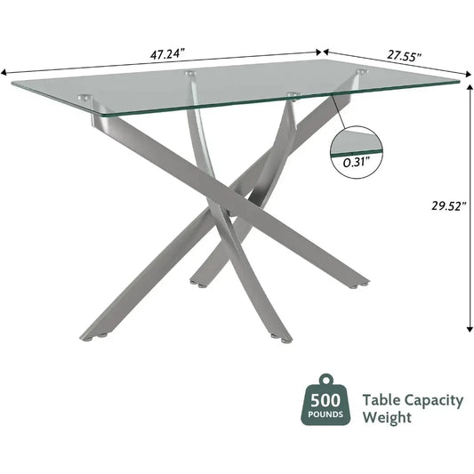 Glass Dining Table