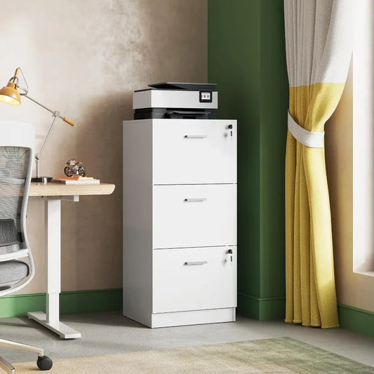 3 Drawer Vertical Lockable Filing Cabinet