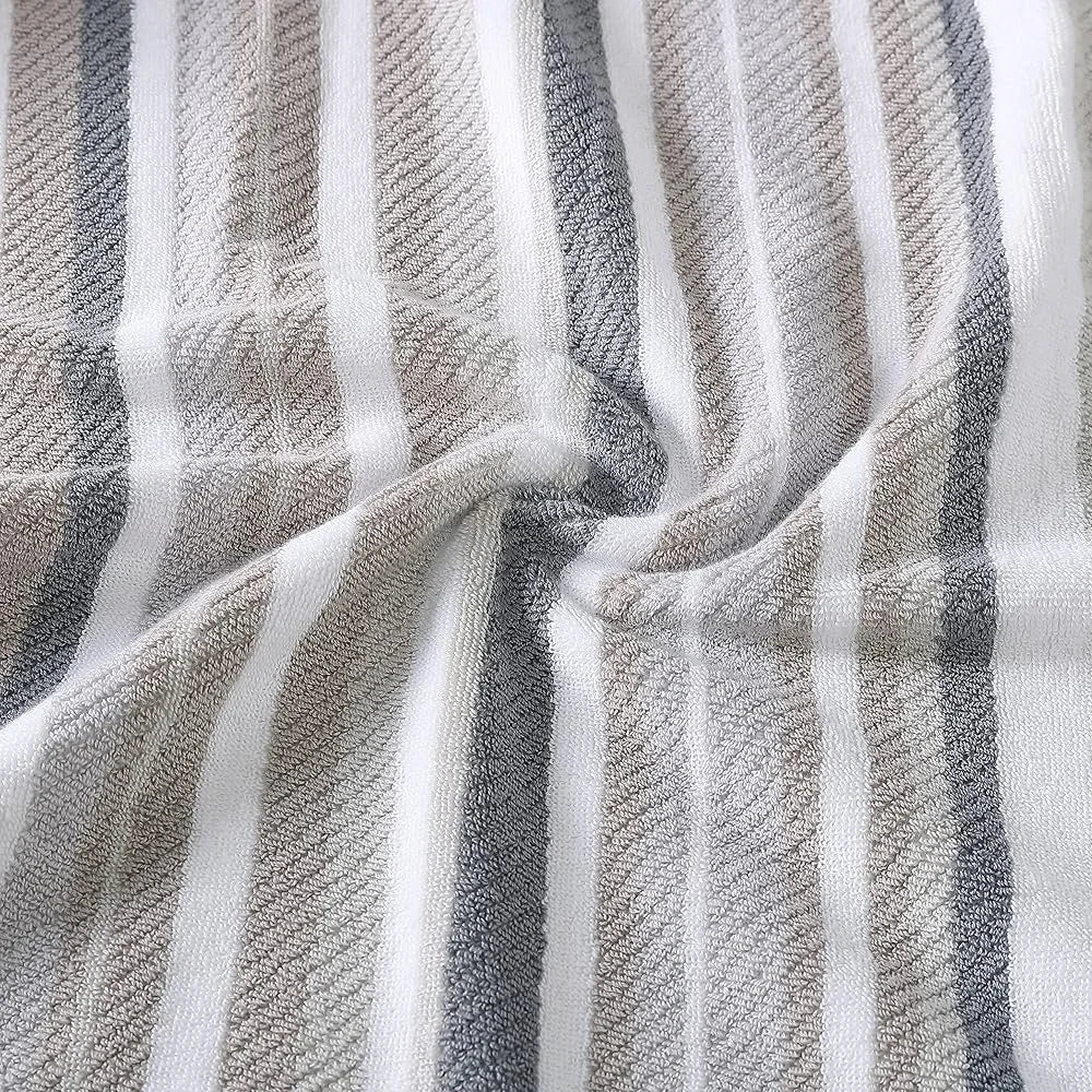 3-Pc Highly Absorbent Soft Cotton Bath Towels