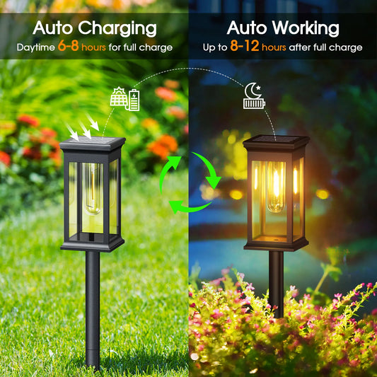 6/12 Pack Walkway Solar Lights