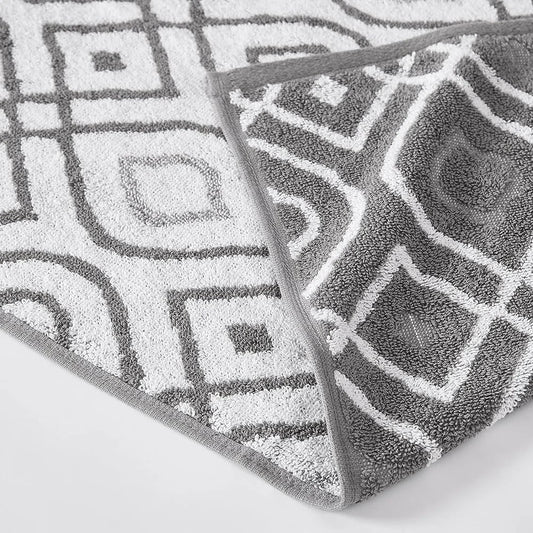 6-Pc Soft Jacquard Elegant Bathroom Towels