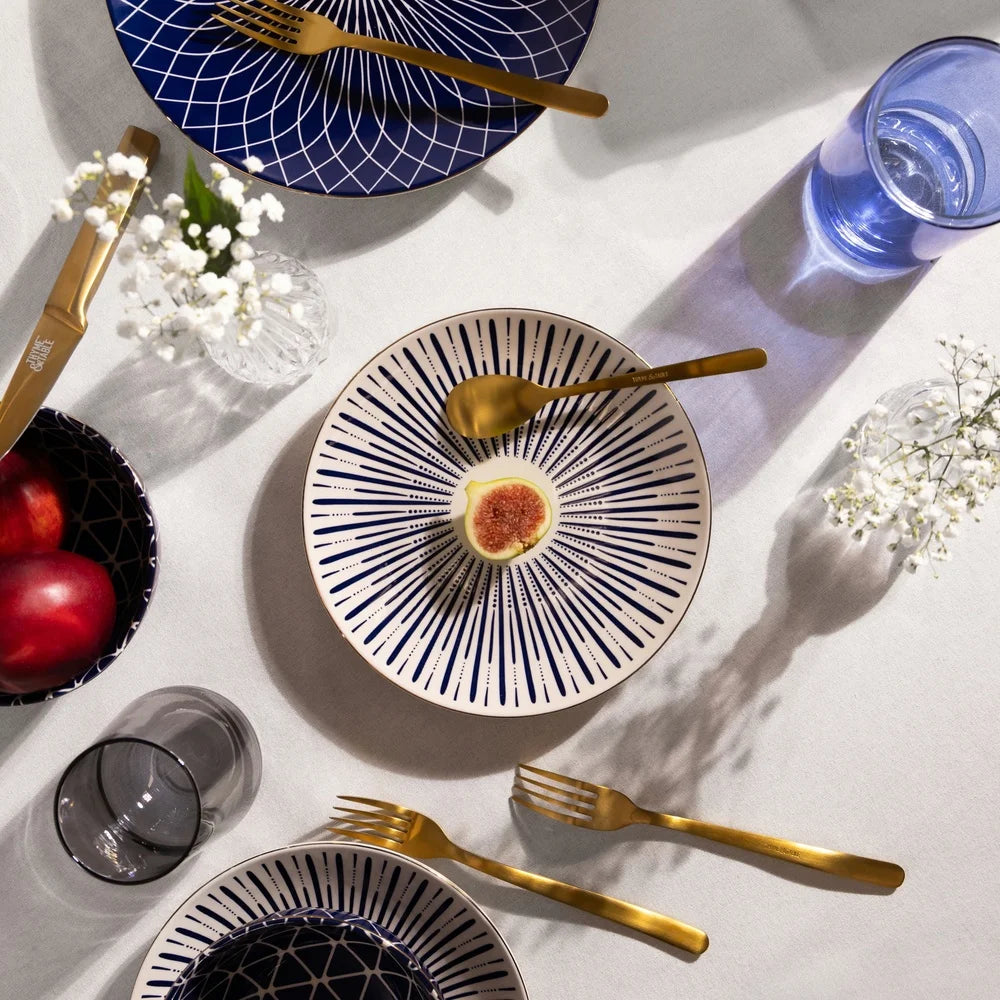 12-Pc Stoneware Dish Set