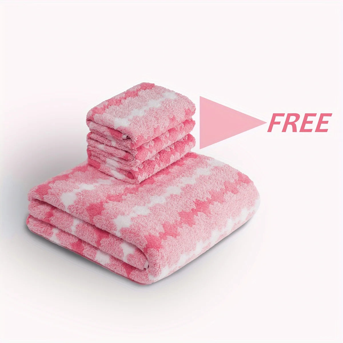 4 or 8 Pc Soft Absorbent Quick Dry Bath Towels