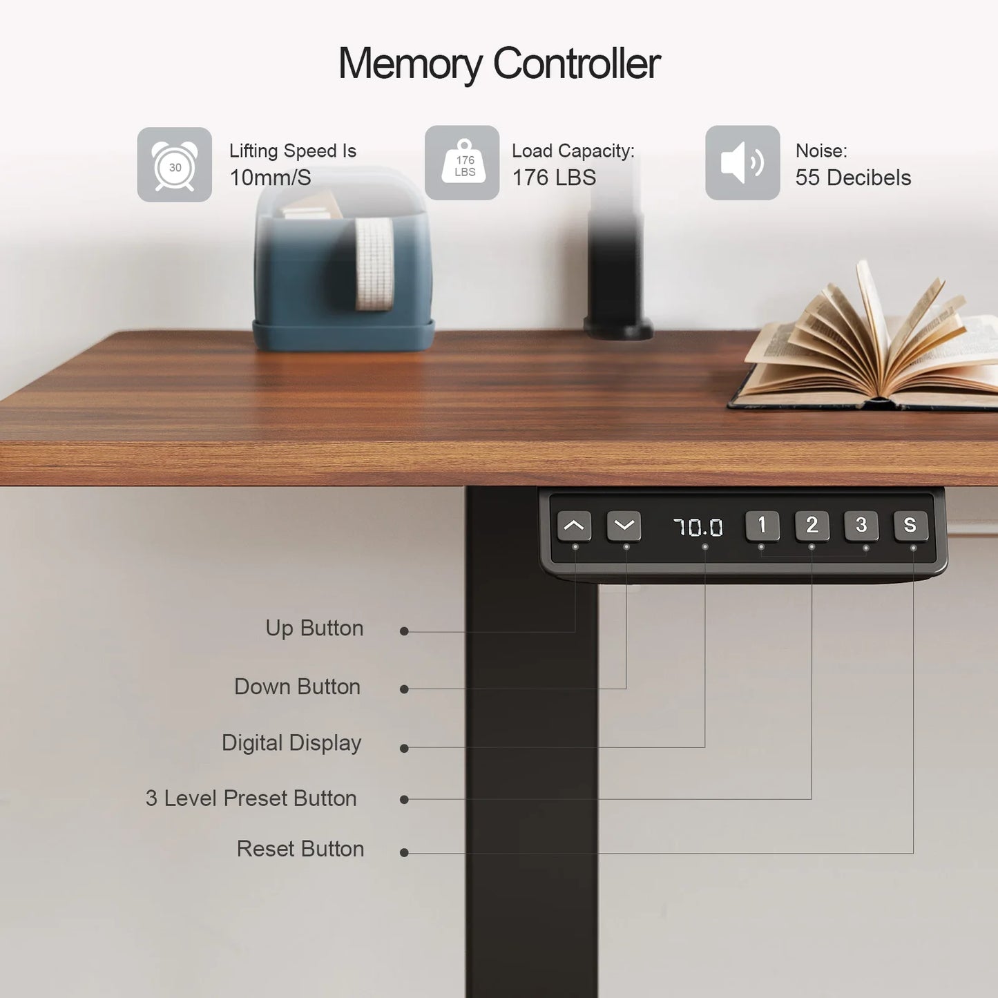 Adjustable Height Electric Standing Desk