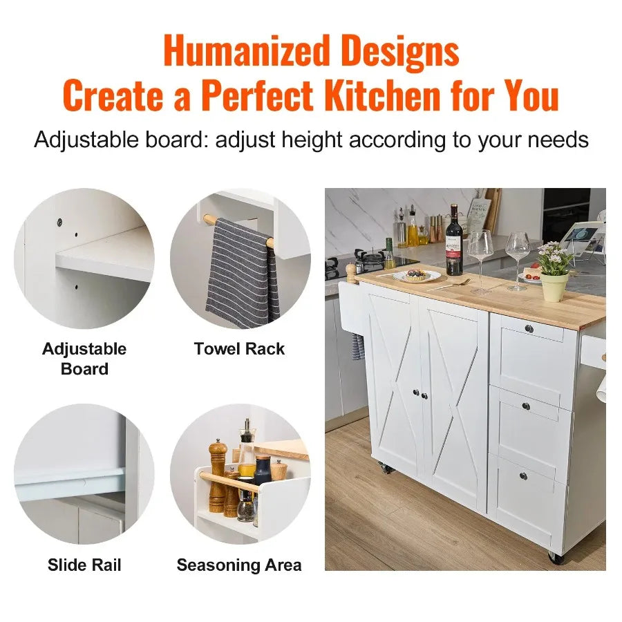 Rolling Kitchen Island