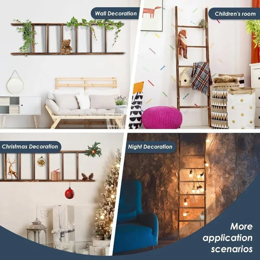 6-Tier Wooden Blanket/Quilt Rack