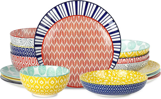 Ceramic Dinnerware Set for 4