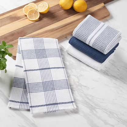 4-Pk Waffle Weave Oversized Kitchen Towels