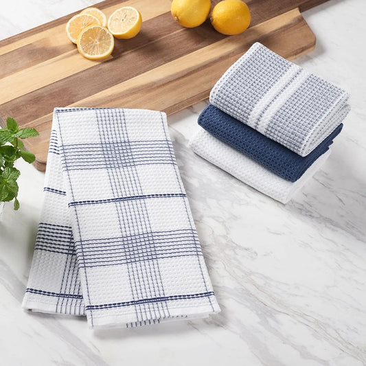4-Pk Waffle Weave Oversized Kitchen Towels