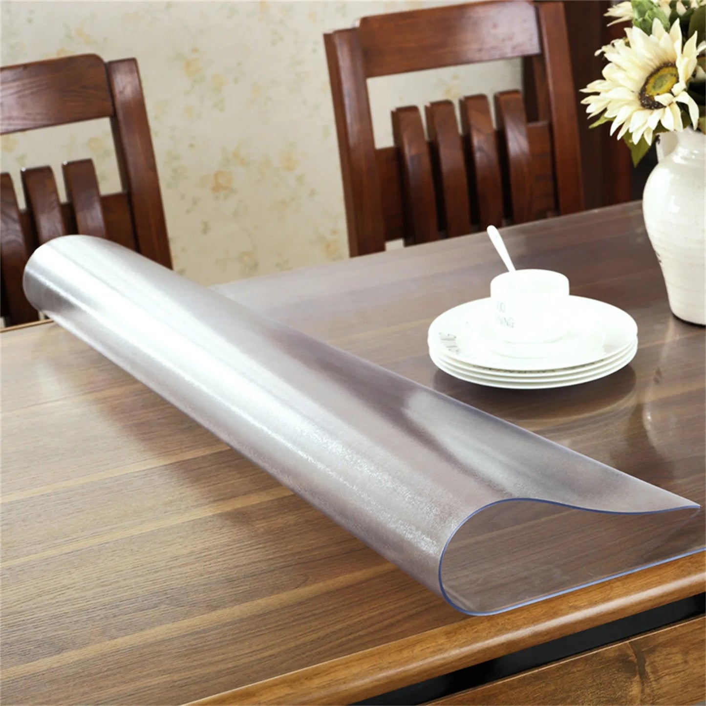Clear Vinyl Tablecloth Protector