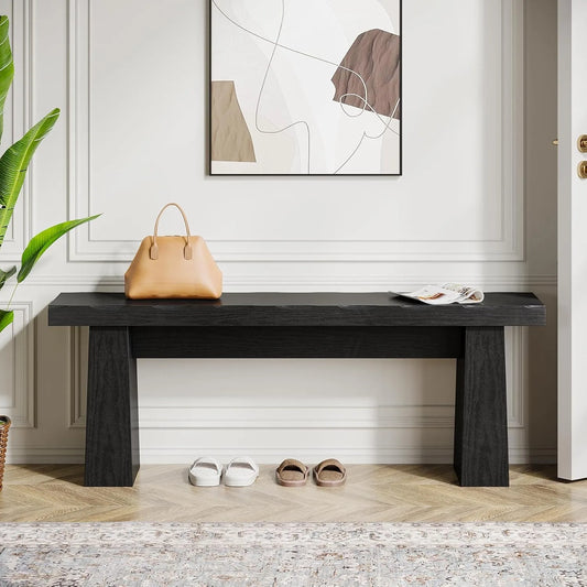 47-Inch Wood Entryway Bench