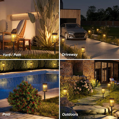 6/12 Pack Walkway Solar Lights
