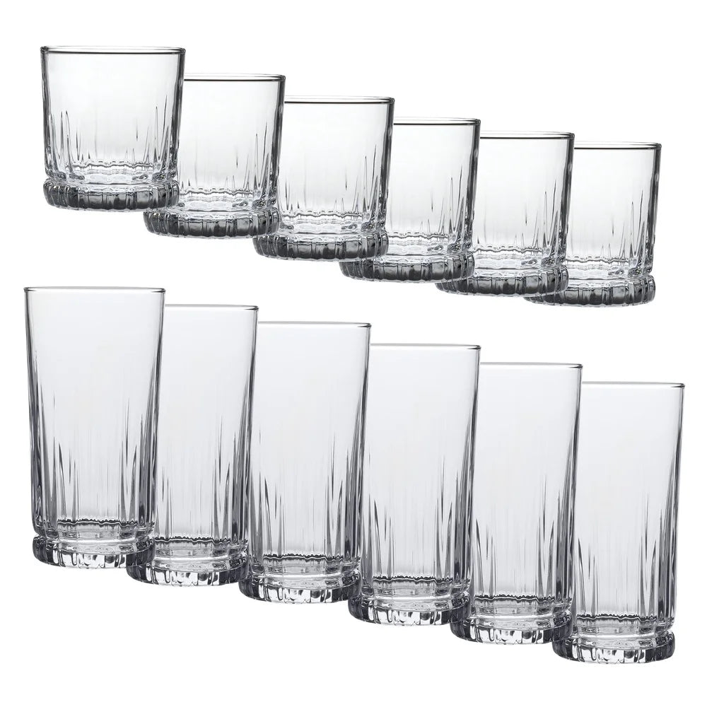 12-Pc Drinking Glass Set