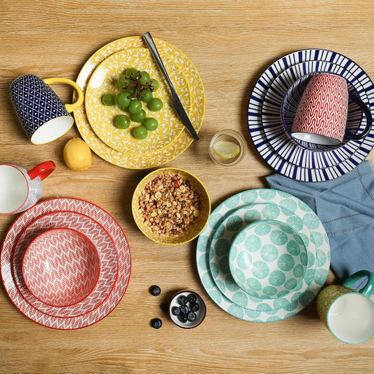Ceramic Dinnerware Set for 4