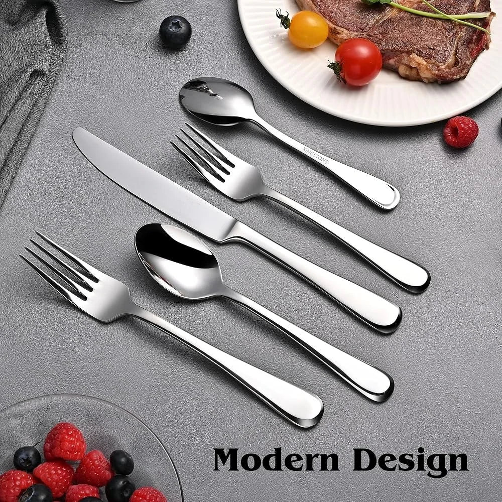 20-Pc Stainless Steel Flatware Set