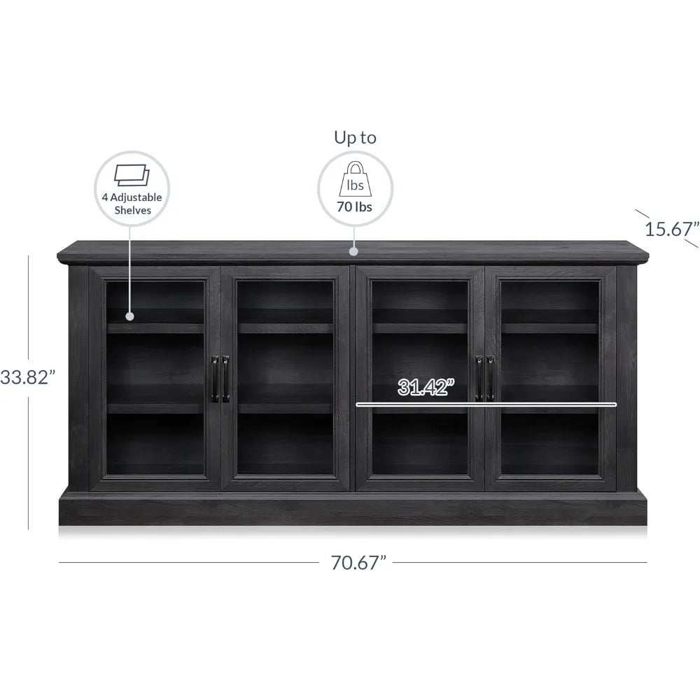Sideboard/Buffet Cabinet or Entertainment Center with Storage