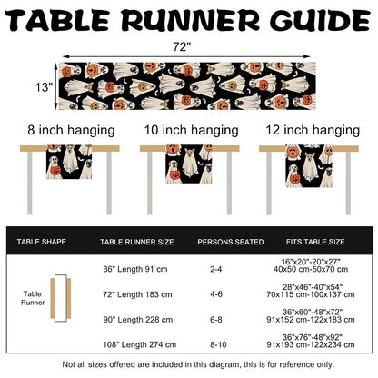 Spooky Halloween Table Runner