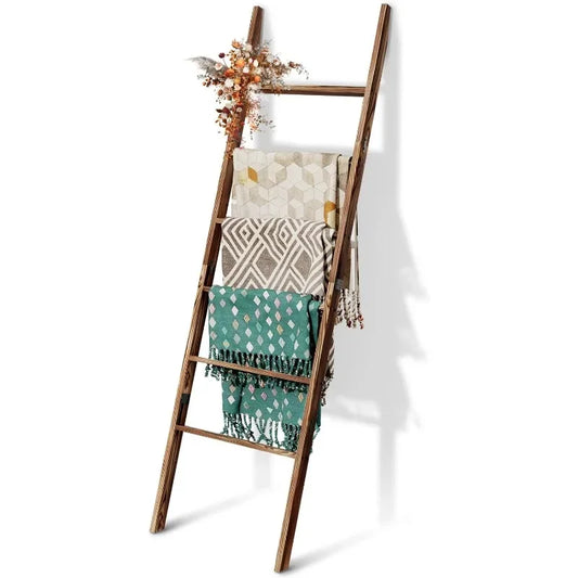 6-Tier Wooden Blanket/Quilt Rack