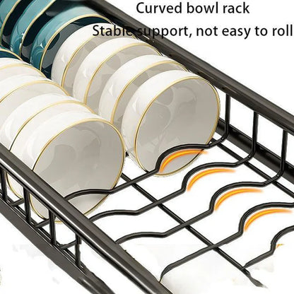 1pc Countertop Kitchen Organizer/Drying Rack