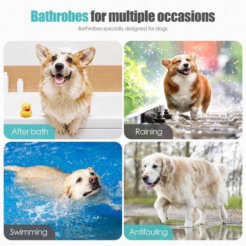 Absorbent Pet Bathrobe Coat