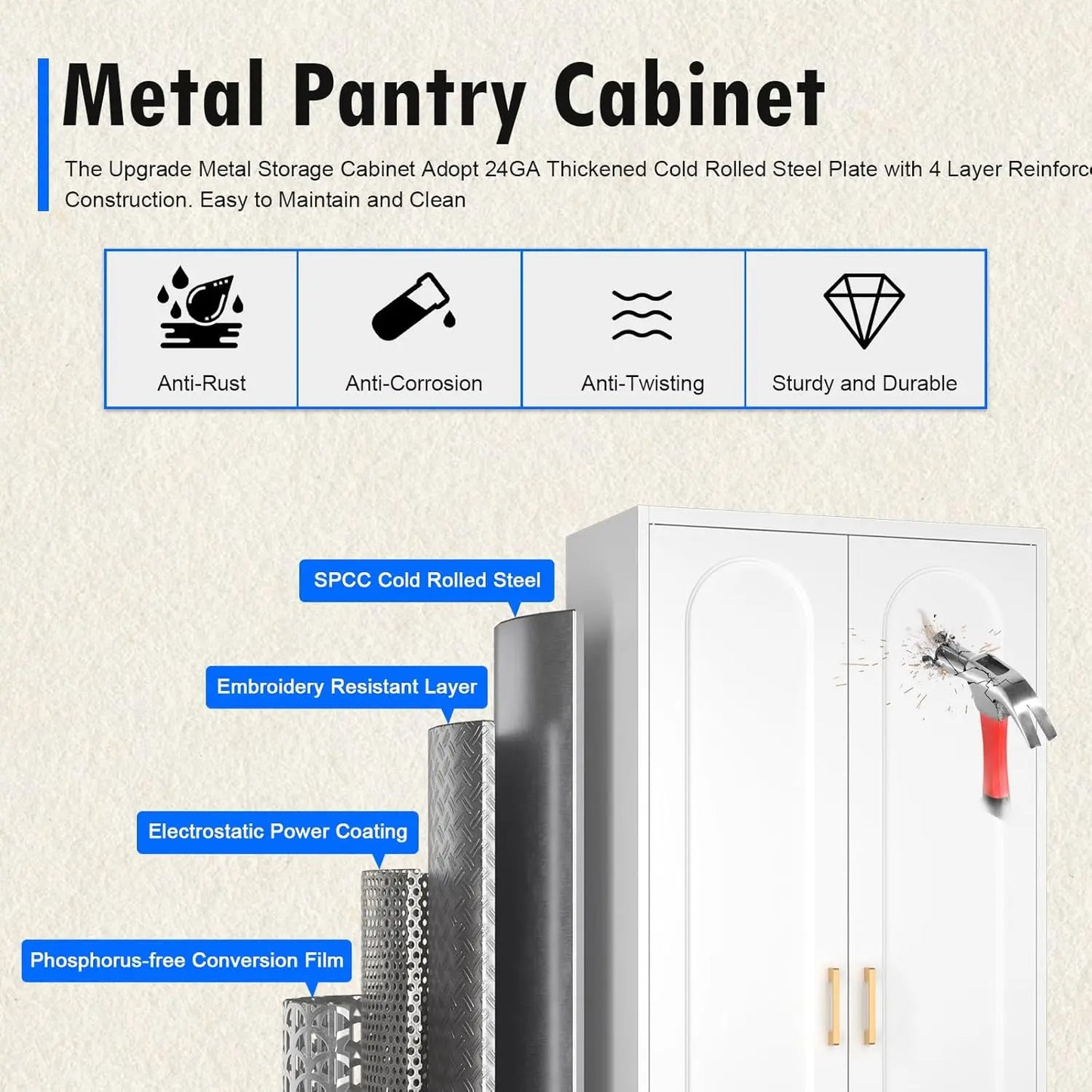 Tall Pantry/Cabinet Storage