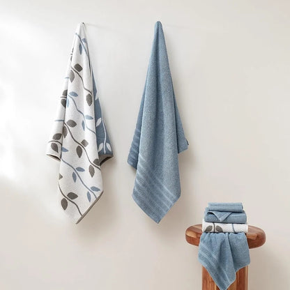 6-Pc Organic Vines Cotton Towel Set