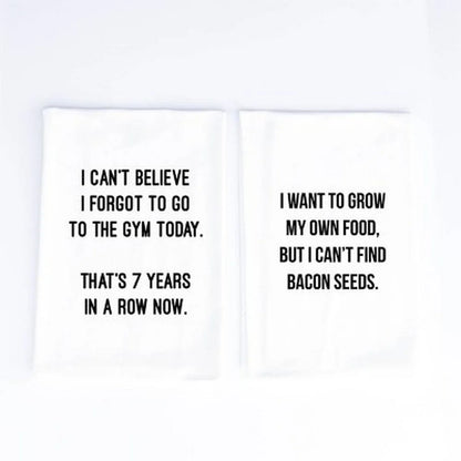 2pk Funny Cotton Kitchen Towels