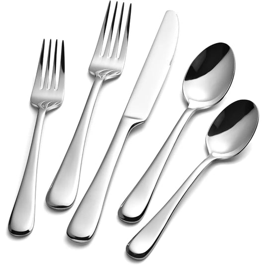20-Pc Stainless Steel Flatware Set