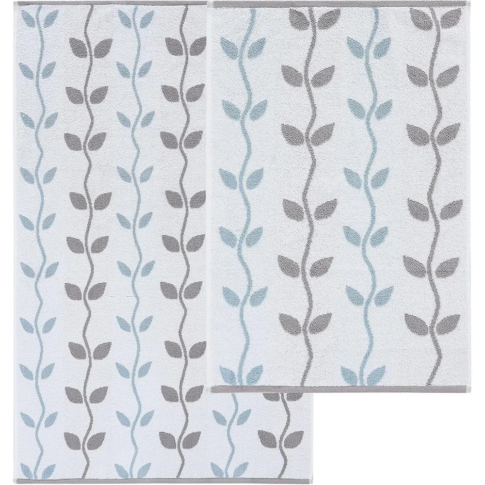 6-Pc Organic Vines Cotton Towel Set