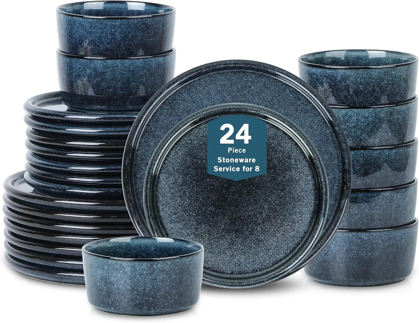 Eden 24-Pc  Stoneware Set