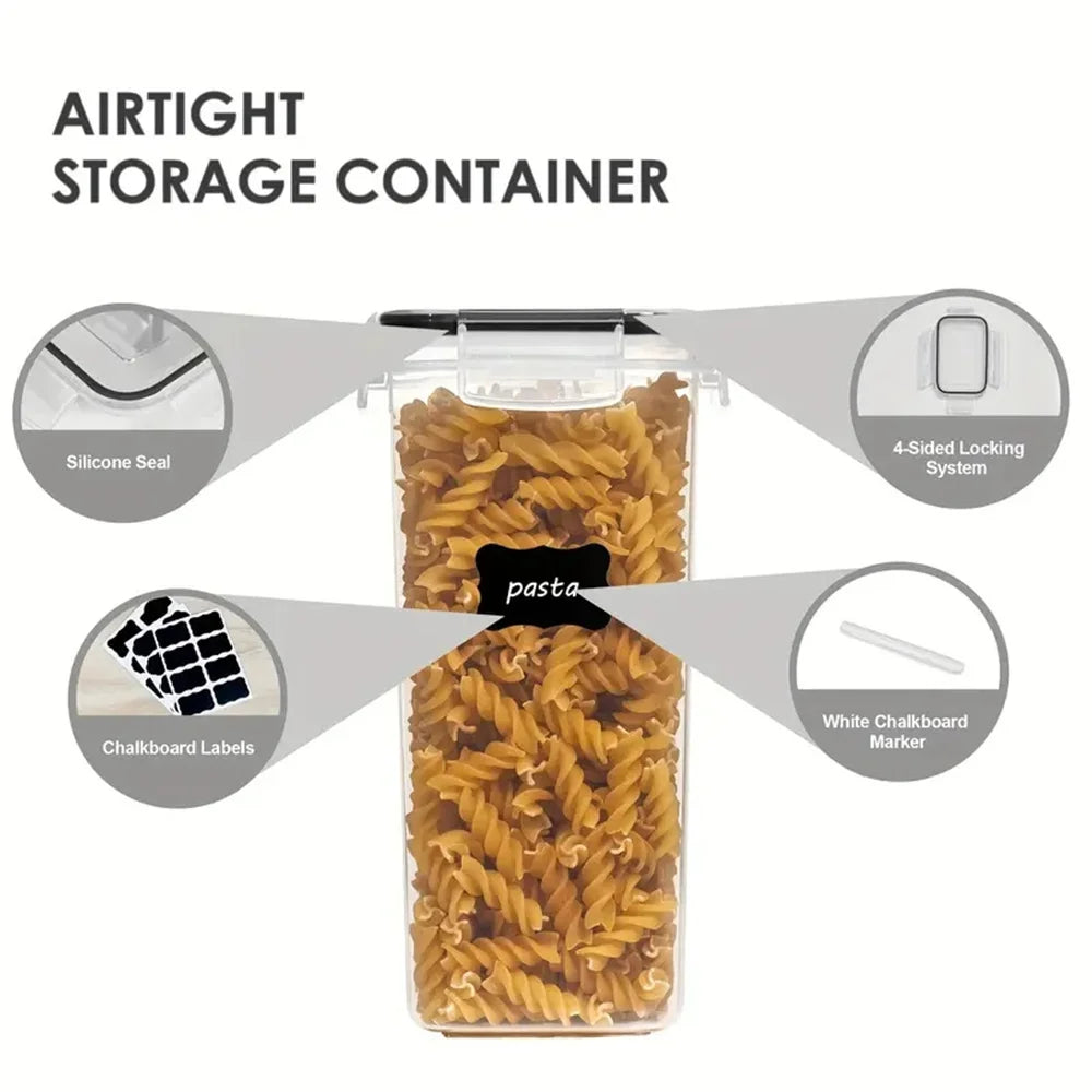 7-Piece Airtight Plastic Food Storage Set