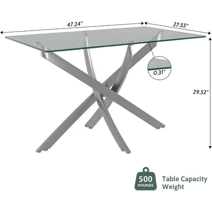 Glass Dining Table