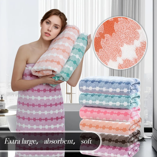 4 or 8 Pc Soft Absorbent Quick Dry Bath Towels