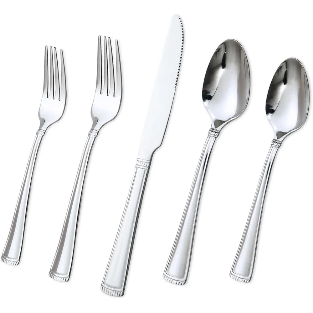 20-Pc Stainless Steel Modern Cutlery