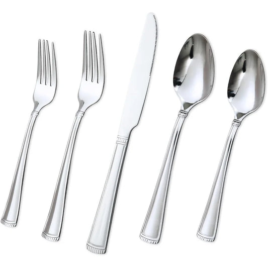 20-Pc Stainless Steel Modern Cutlery