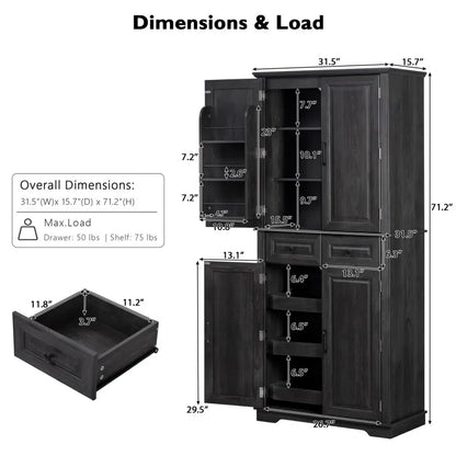 71-inch Cabinet Organizer