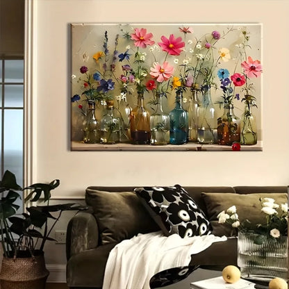 Bohemian Floral Wall Canvas