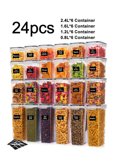 24-pc Food Storage Containers w/Lids