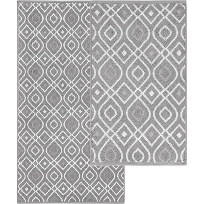 6-Pc Soft Jacquard Elegant Bathroom Towels