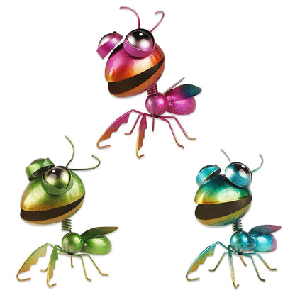 3D Sculpture Metal Mantis Garden Art Ornament