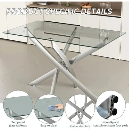 Glass Dining Table