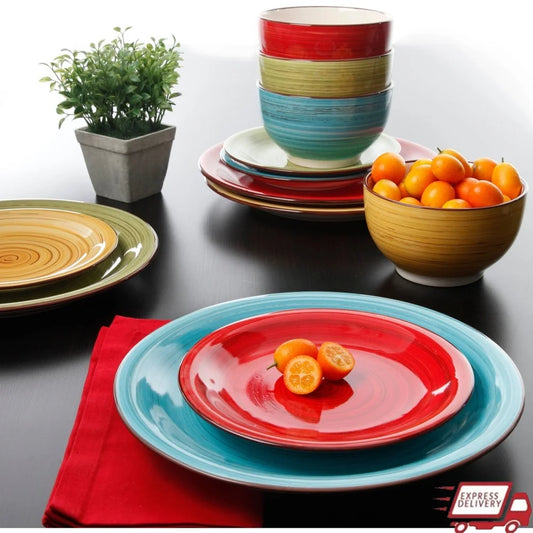 12-Pc Festival Dinnerware Set