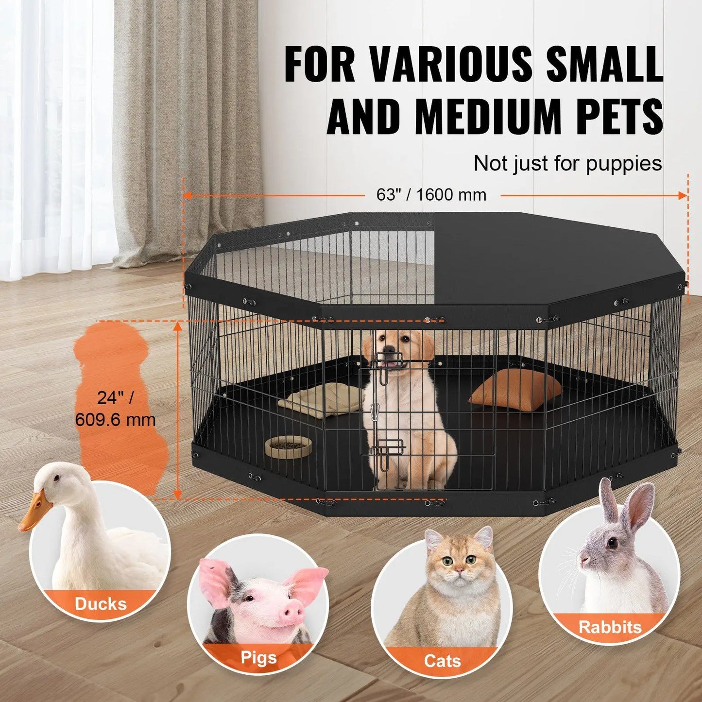 Adjustable Pet Playpen