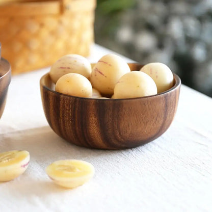 Eco-Friendly Wooden Soup/Salad Bowl