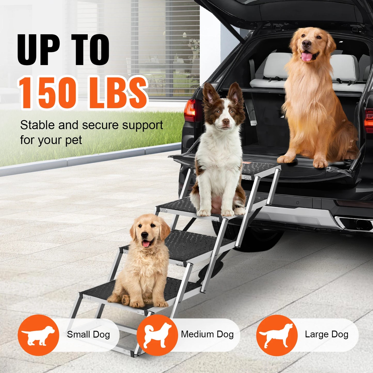 Pet Lightweight Aluminum  Steps