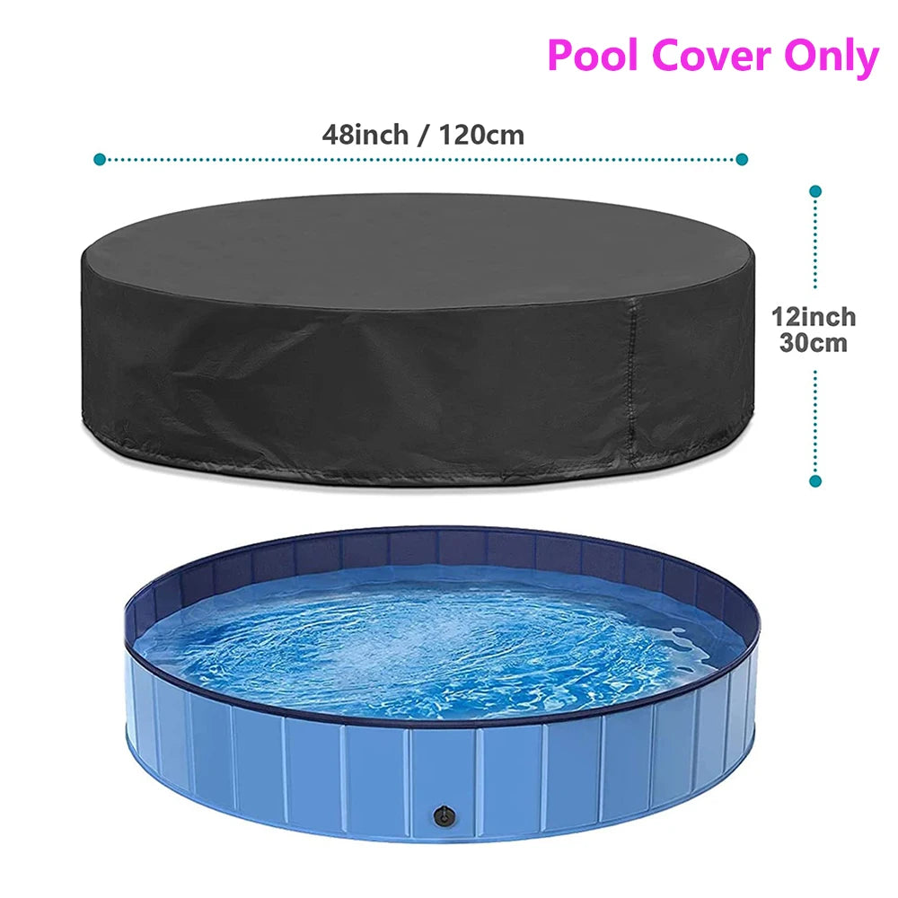 Portable Dog Swimming Pool or Pool Cover